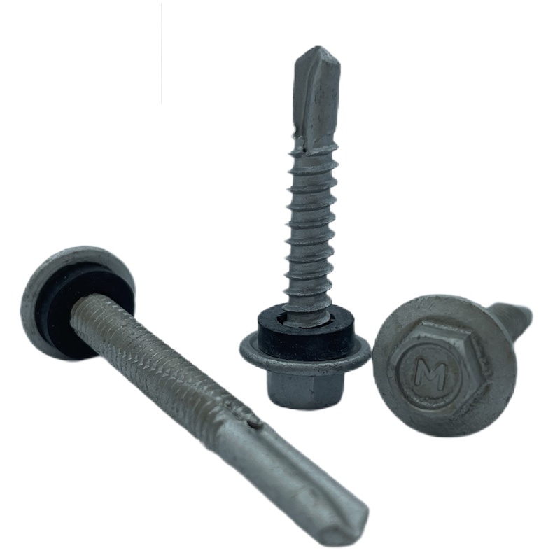 Zinc-Tin Alloy Coated Self Drilling Roofing Screws for Metal Roofing