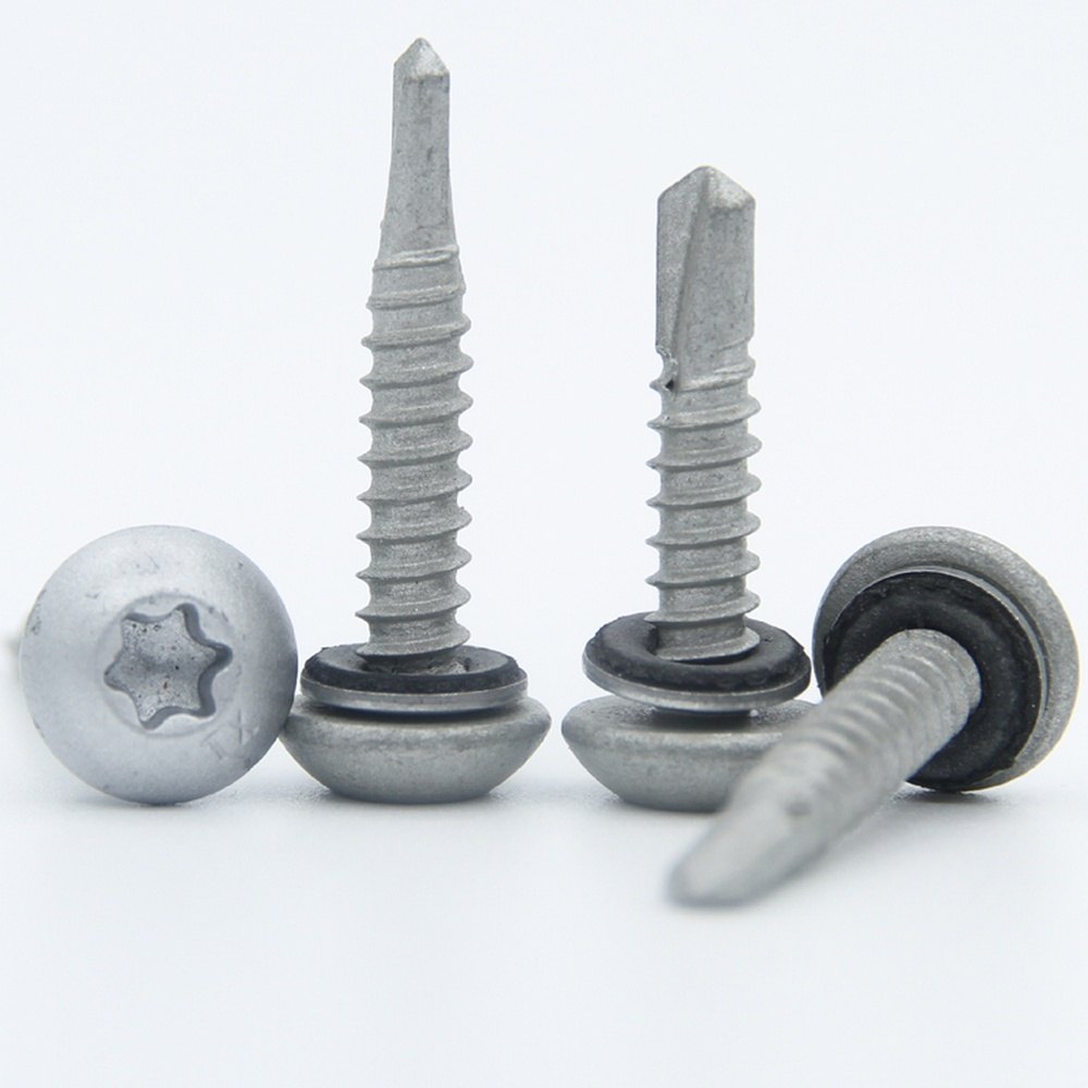 Bi-Metal Wafer Head Self-Drilling Screw for Steel and Solar Mounting