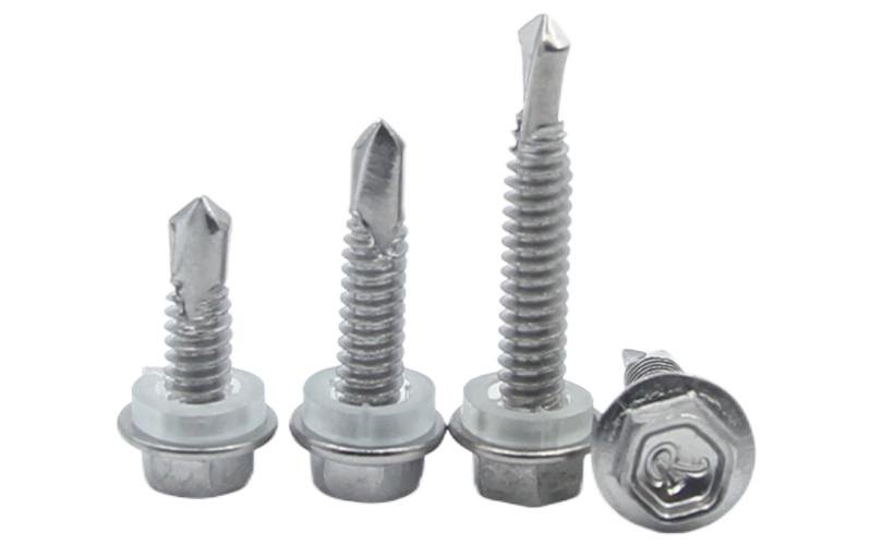 Ruspert Coated 304 Stainless Steel Bi-Metal Self Drilling Roofing Screws